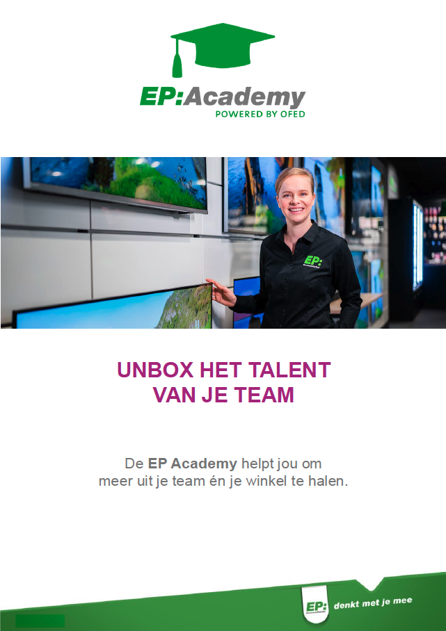 Hand-out – boekje | EP Academy