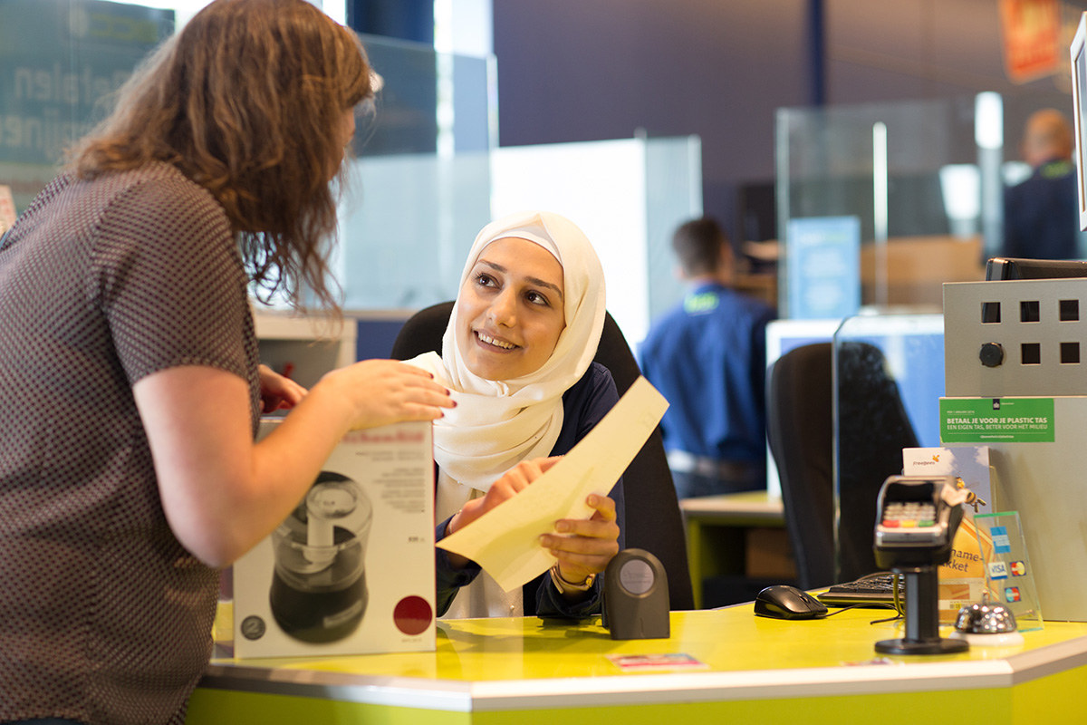 Afbeelding | Servicegesprek met klant